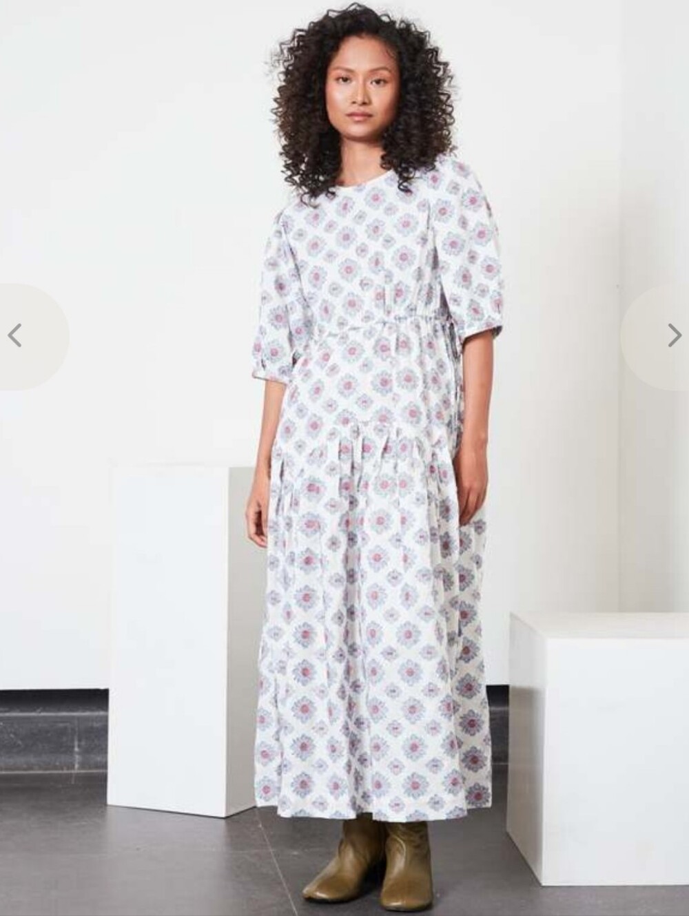 Rujuta Sheth Valeria Maxi Dress 100% Cotton sz 3XL